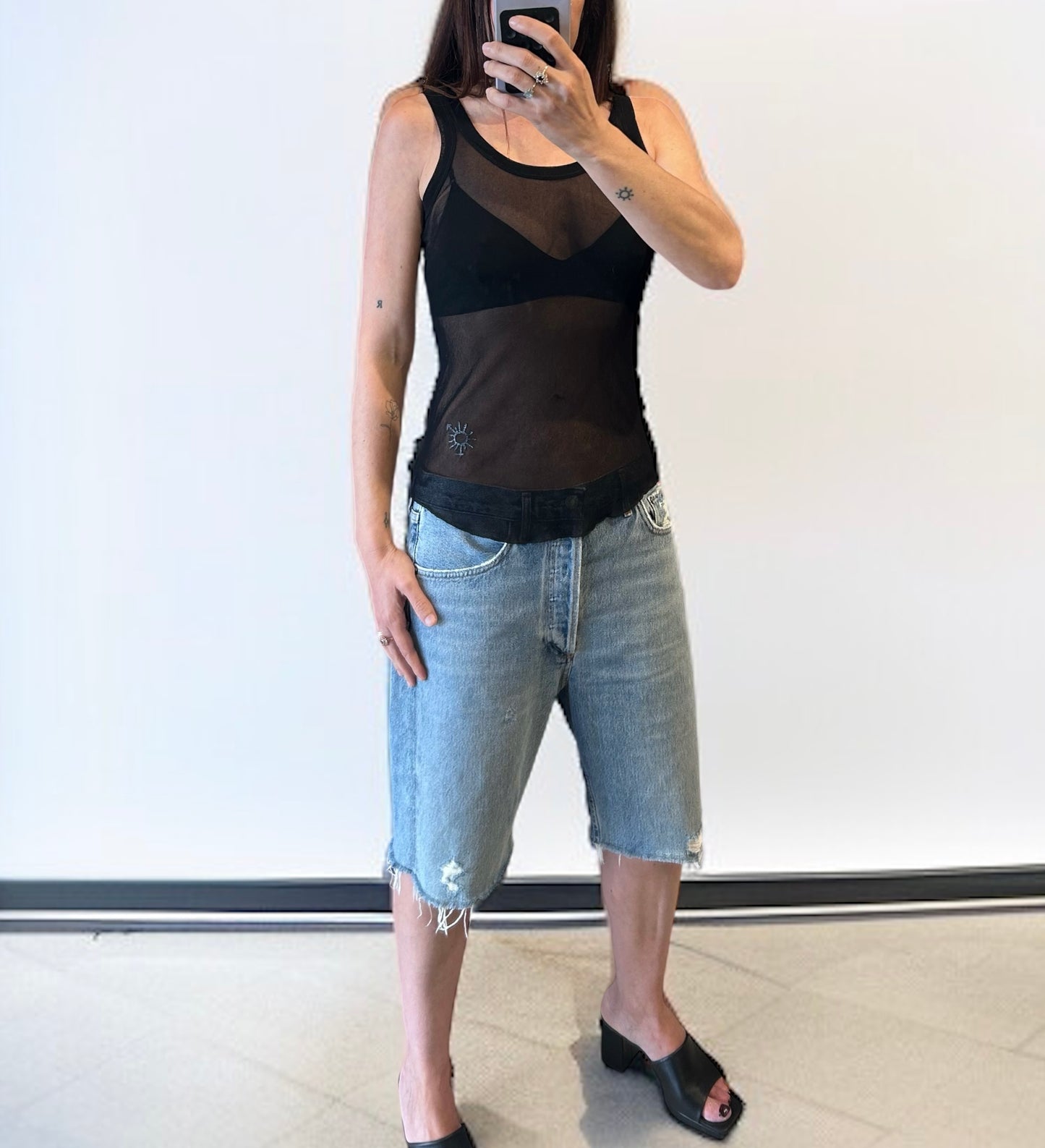 90’s Jean Paul Gaultier Soleil Mesh Top