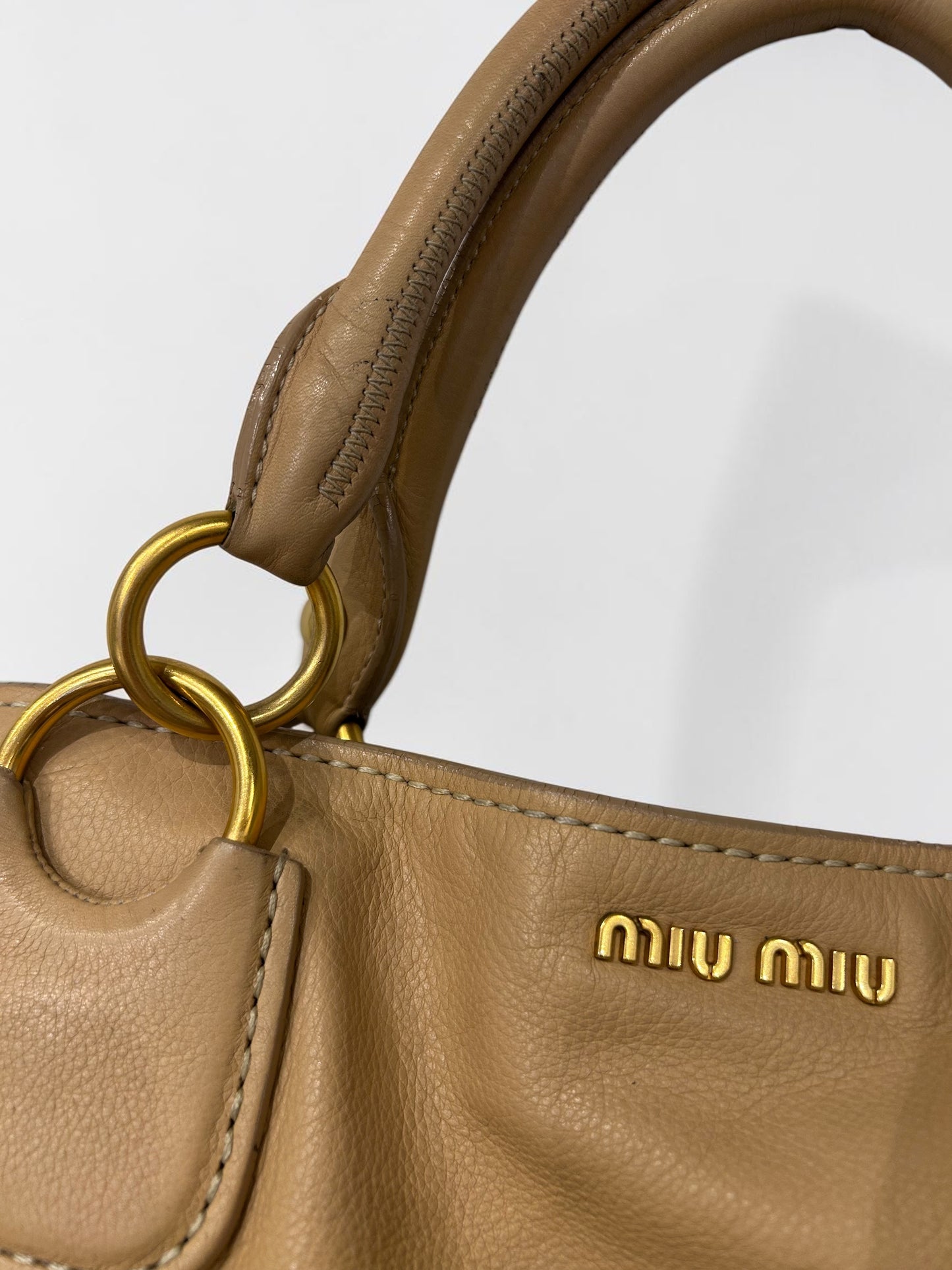 Miu Miu Leather Bag |Early 2000s