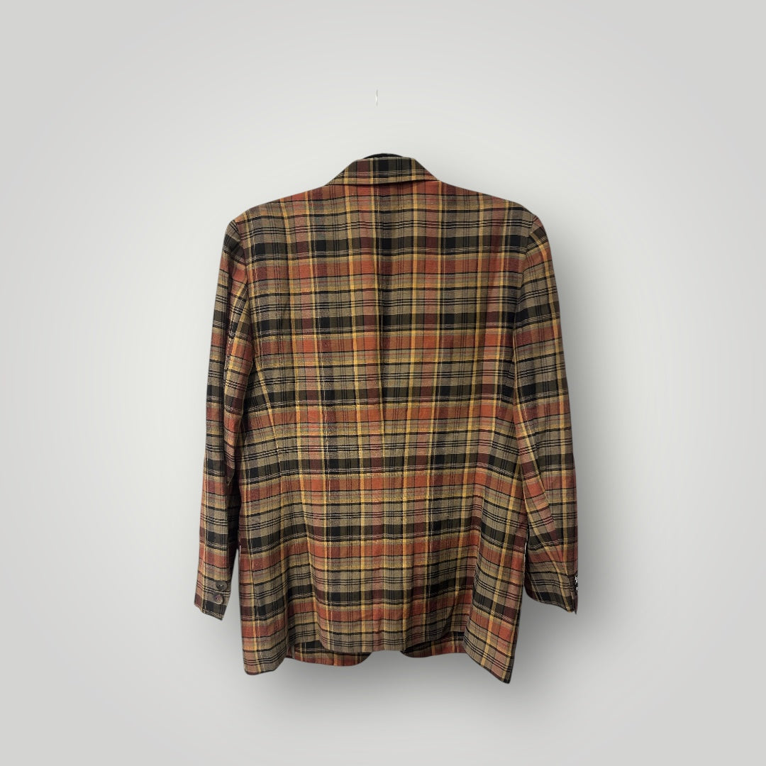 Burberrys Vintage Checked Blazer, Late 1980s–Early 1990s