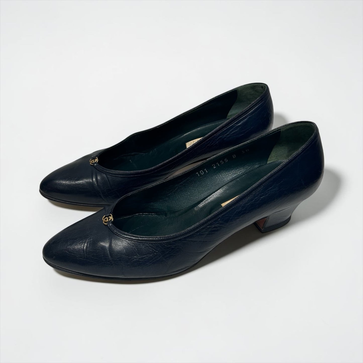 Vintage Gucci Leather Pumps|Late 80s