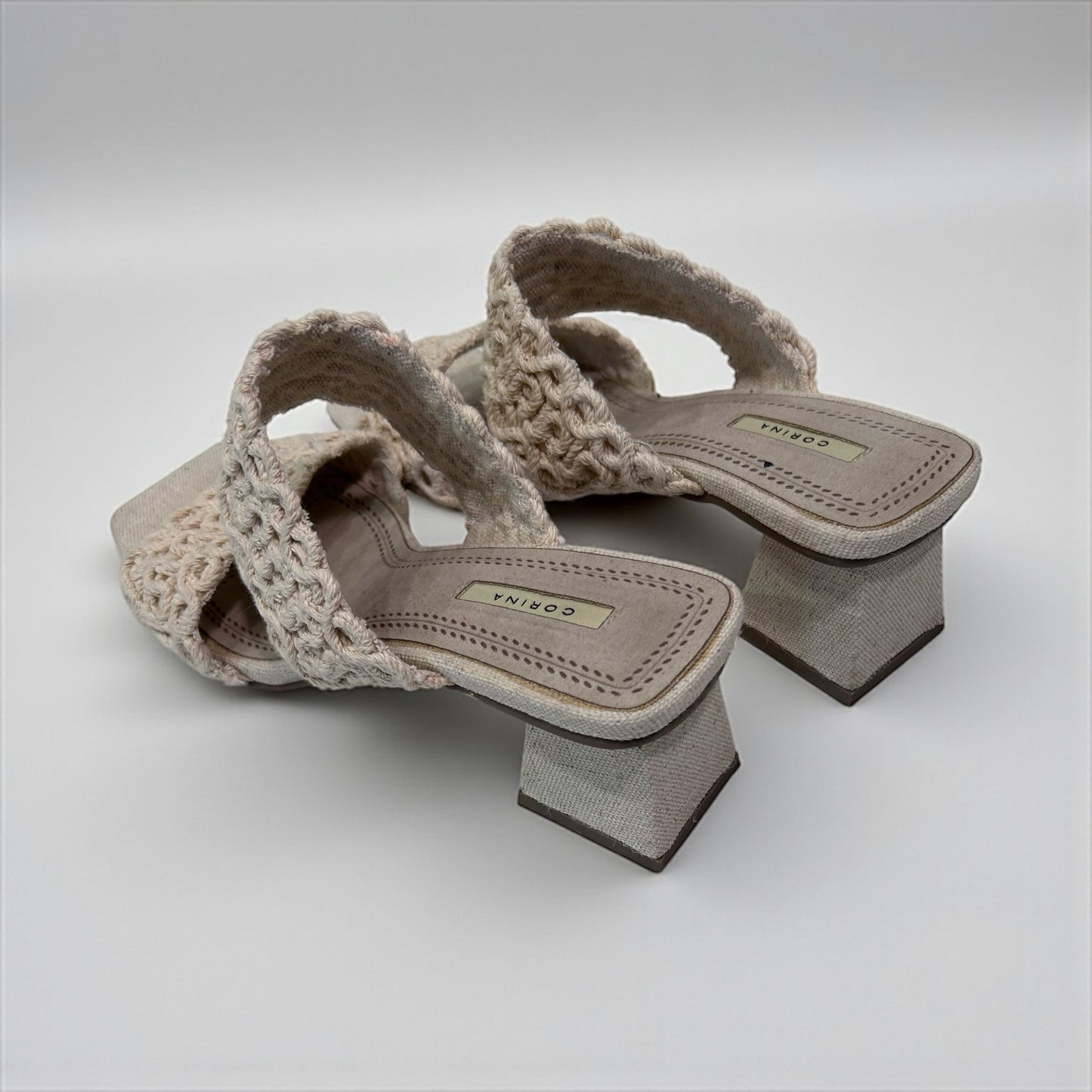 Vintage Crochet Mules