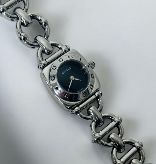 Gucci Stainless Steel Chain Bracelet Watch | 1990s