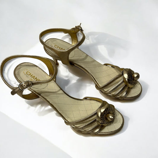 Pre Fall 2014 CHANEL Camellia Sandals
