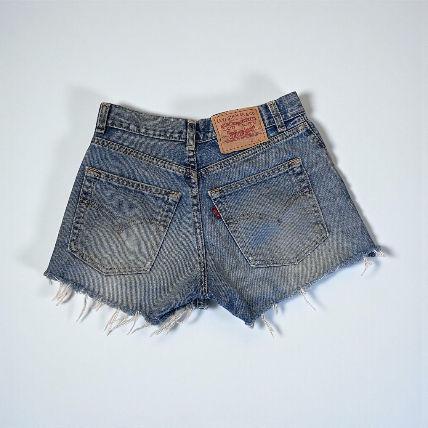 Y2K Levi’s 525 High Rise Cut-Off Denim Shorts