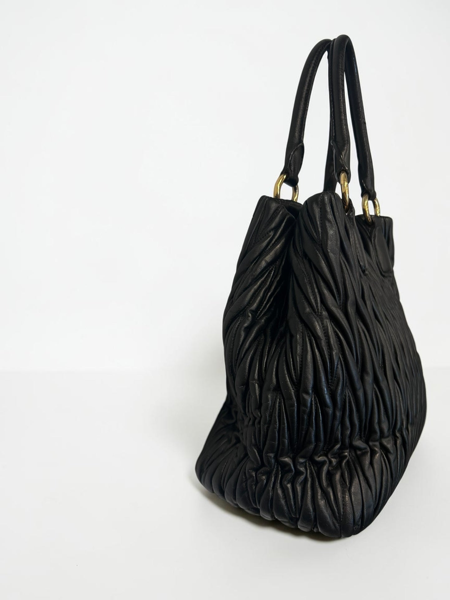 Miu Miu Matelassé Leather Bag |Early 2000s