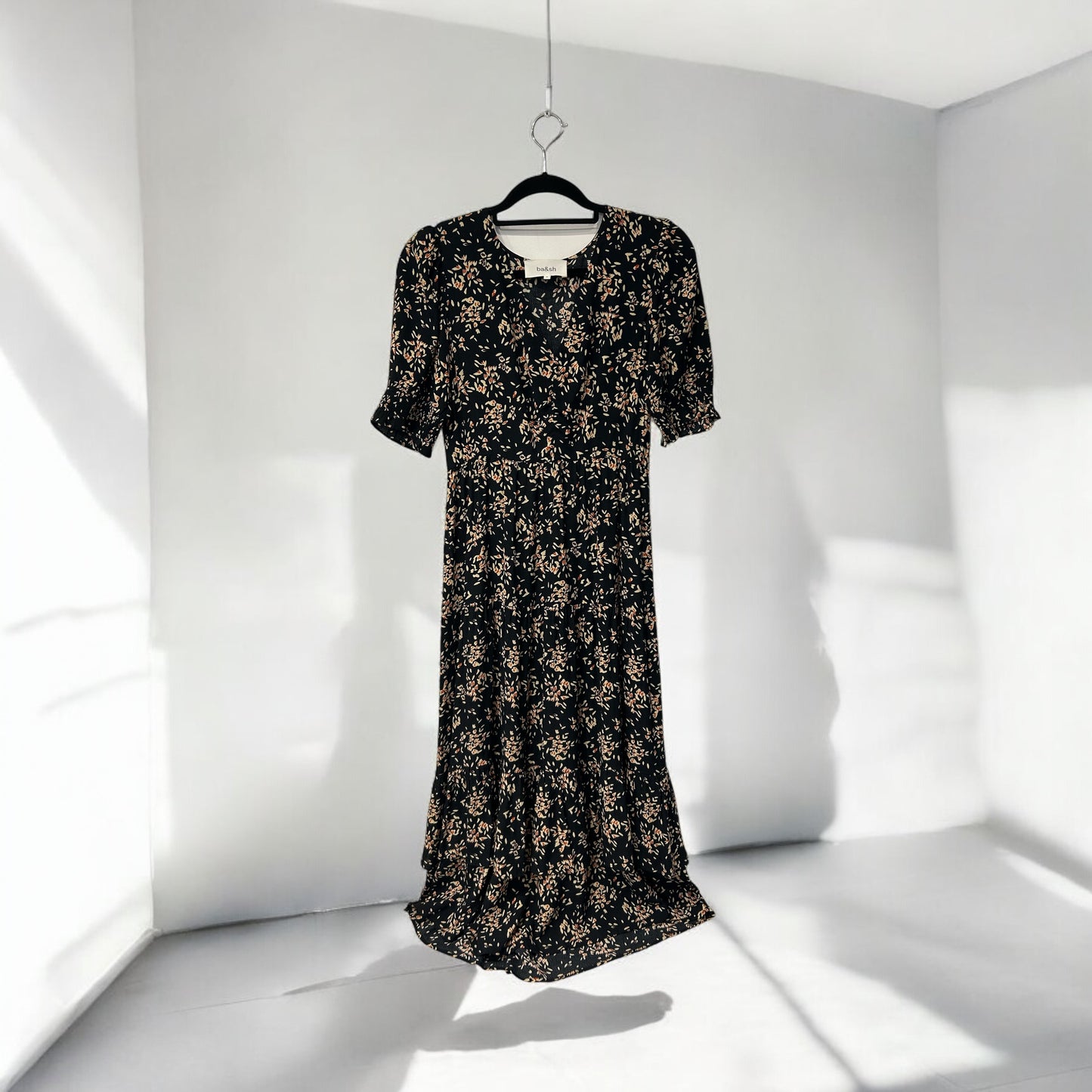 ba&sh floral midi dress
