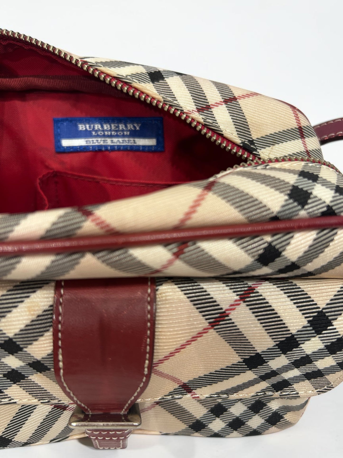 Burberry Burberry Blue Label Nova Check Crossbody Bag|Early 2000s