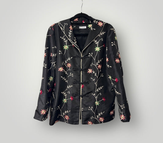 Vintage Grace Chuang New York Embroidered Oriental Jacket