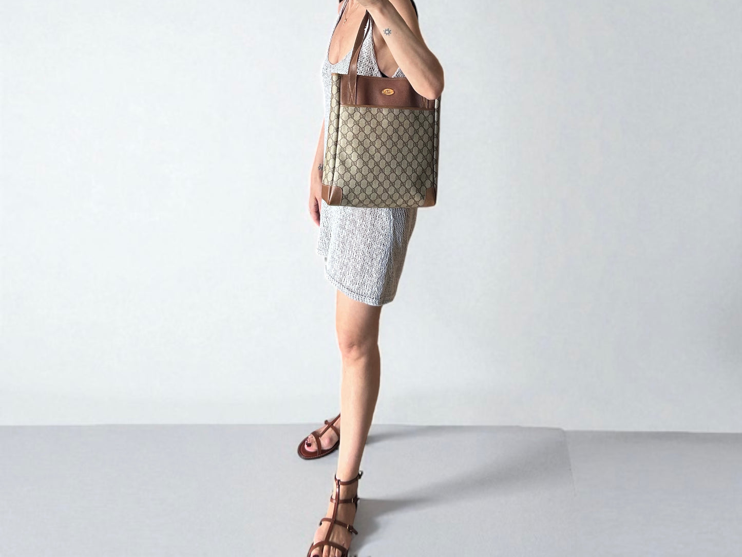 Vintage Gucci Monogram Shoulder bag