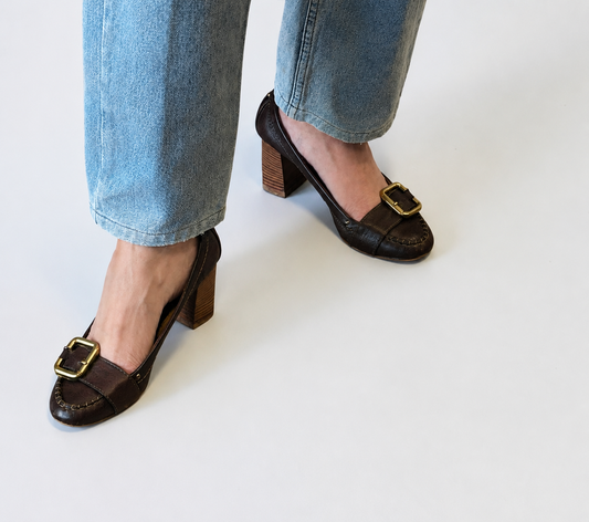 Vintage Chloé Leather Heels |Early 2000s ,Phoebe Philo Era