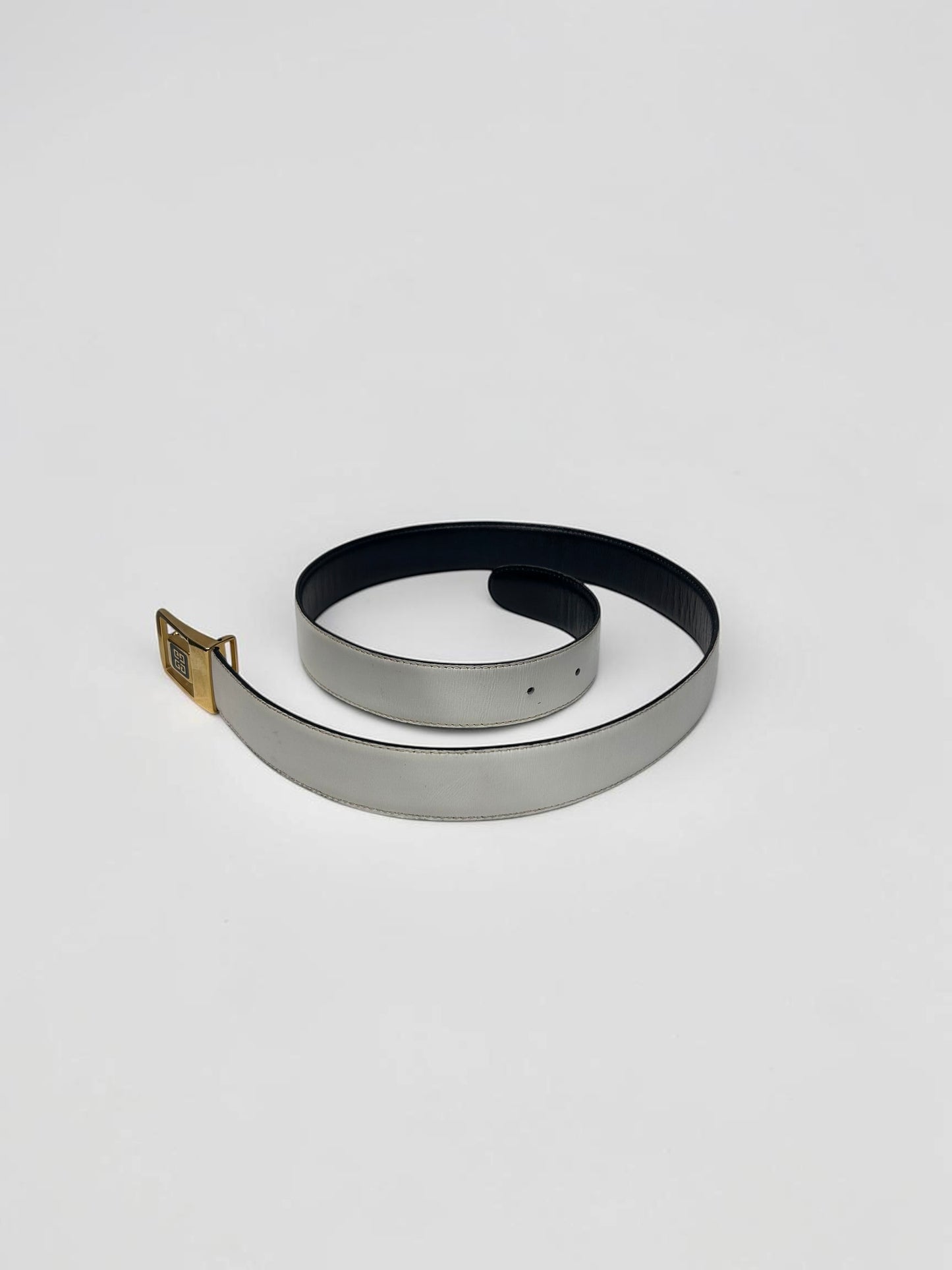 Vintage Givenchy Reversible Leather Belt| Late 80s