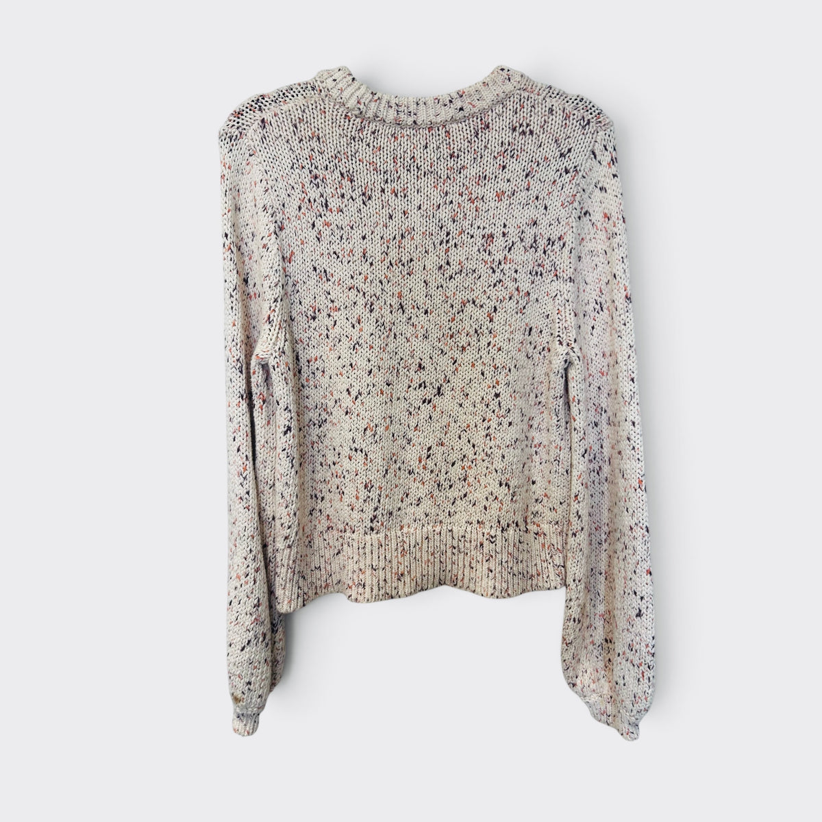 Sézane Cream Cotton Sweater