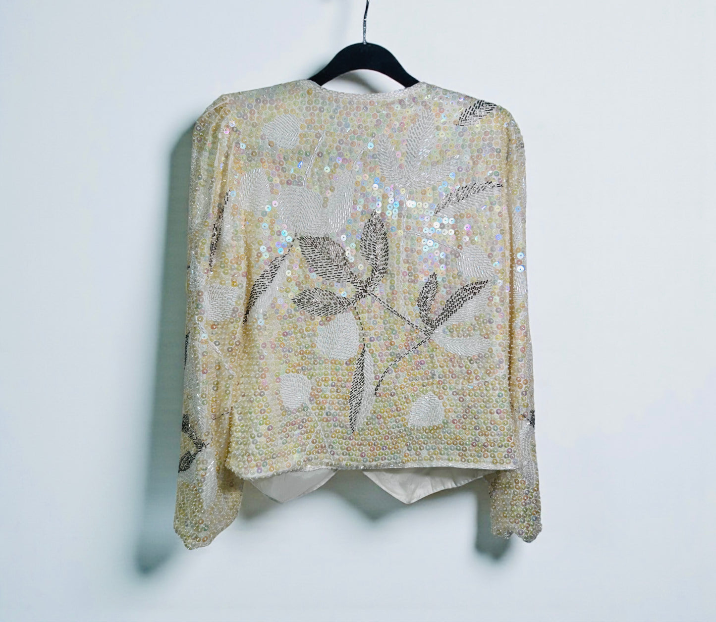 Vintage Hand-Beaded Sequin Jacket
