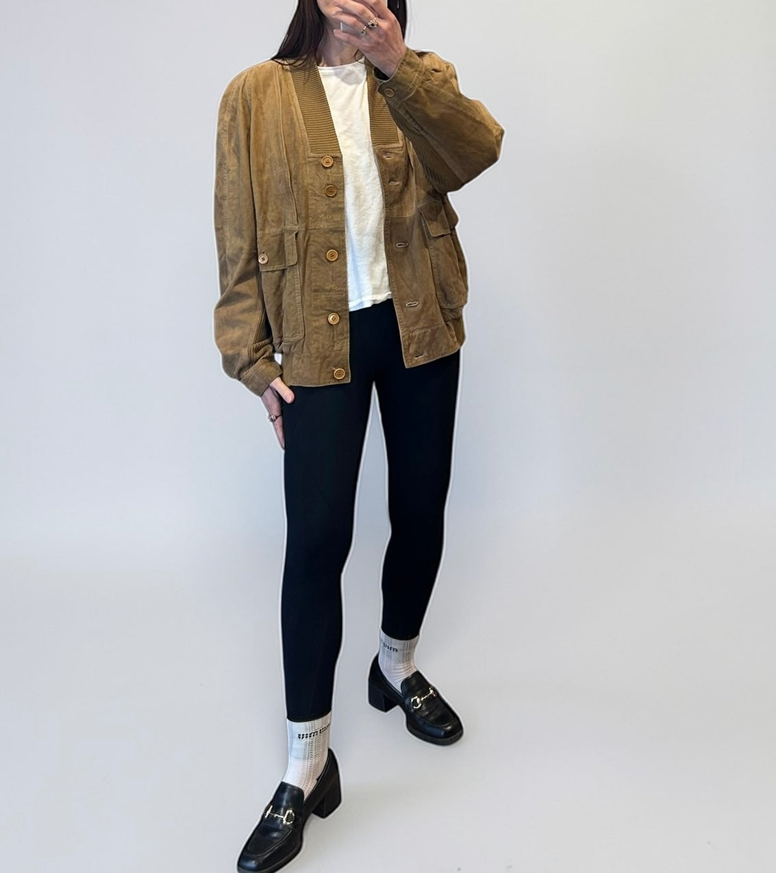Vintage Suede Bomber Jacket |1980’s