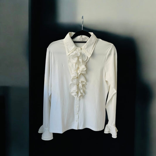Anne Fontaine ruffles blouse