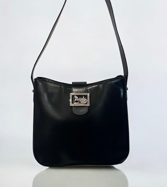 Vintage Rare Celine Horse Carriage Shoulder Bag