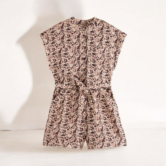 Scotch&Soda Linen Floral Playsuit