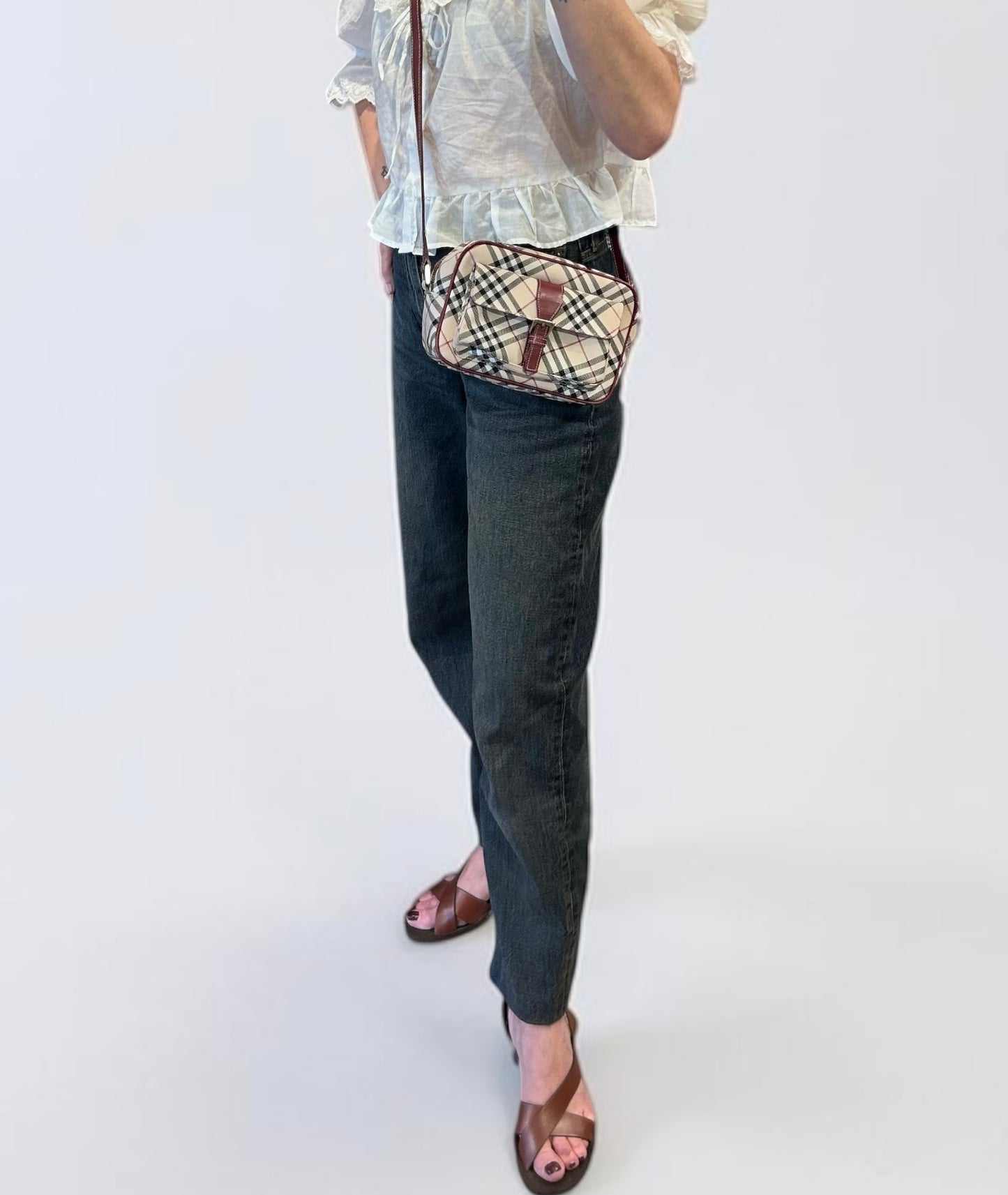 Burberry Burberry Blue Label Nova Check Crossbody Bag|Early 2000s