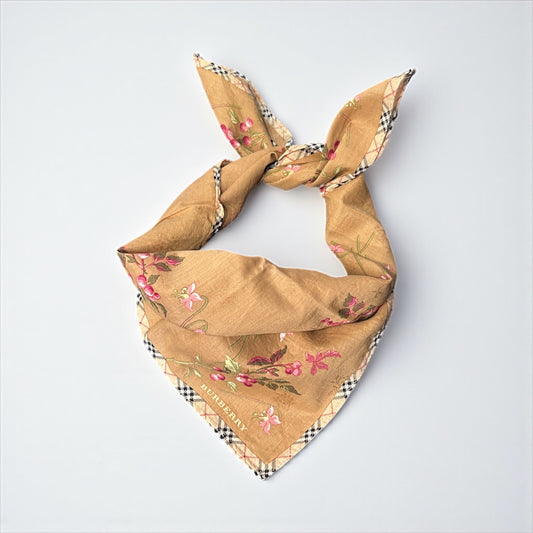 Vintage Burberry Handkerchief