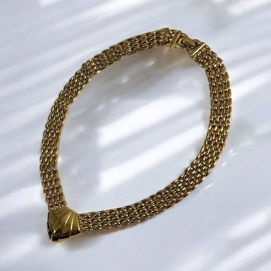 Vintage gold plated necklace