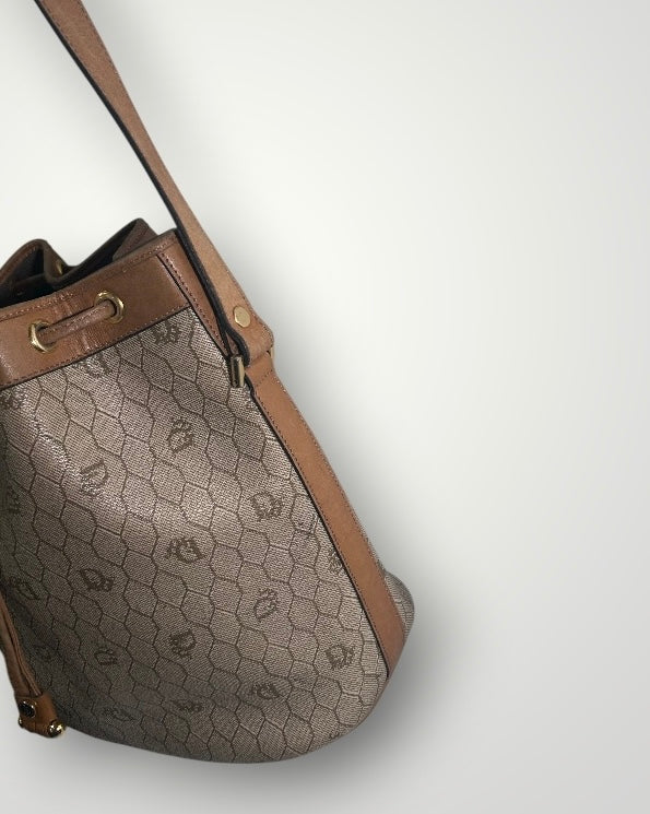 Christian Dior Vintage Honeycomb Bucket Bag