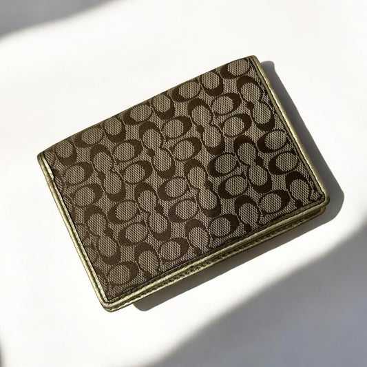 Vintage Coach Monogram wallet