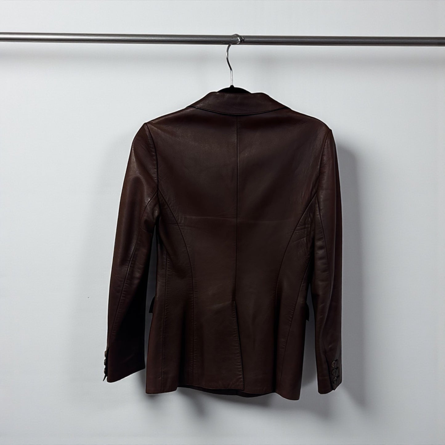 OPIPIX Leather Tailored Blazer|1990’s
