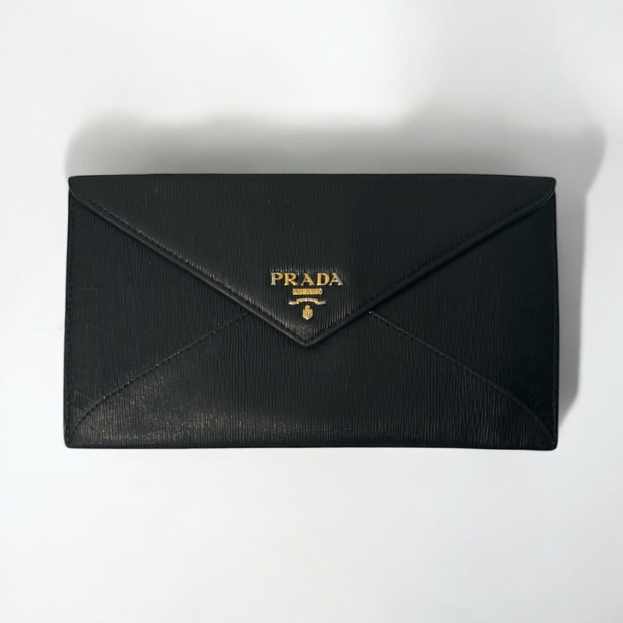 Prada Vitello move envelope wallet