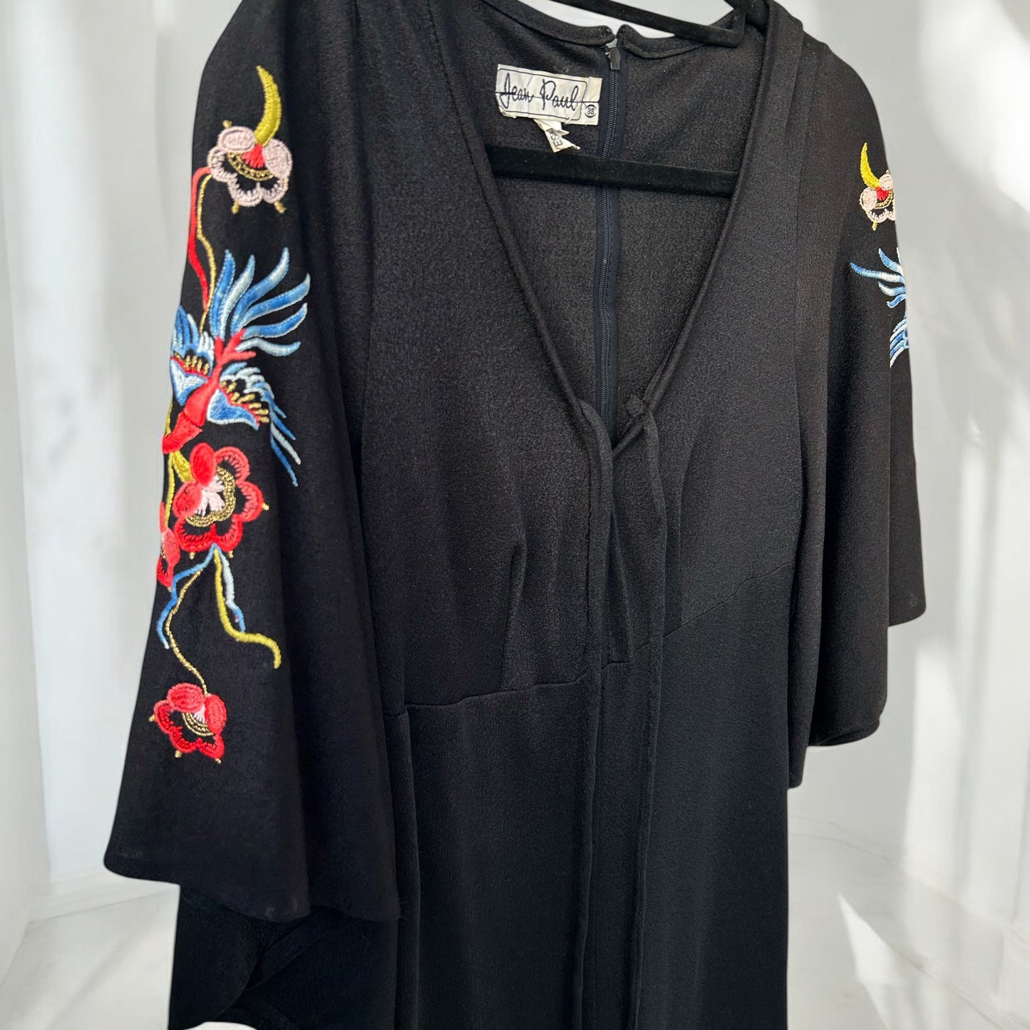 Vintage embroidered maxi dress