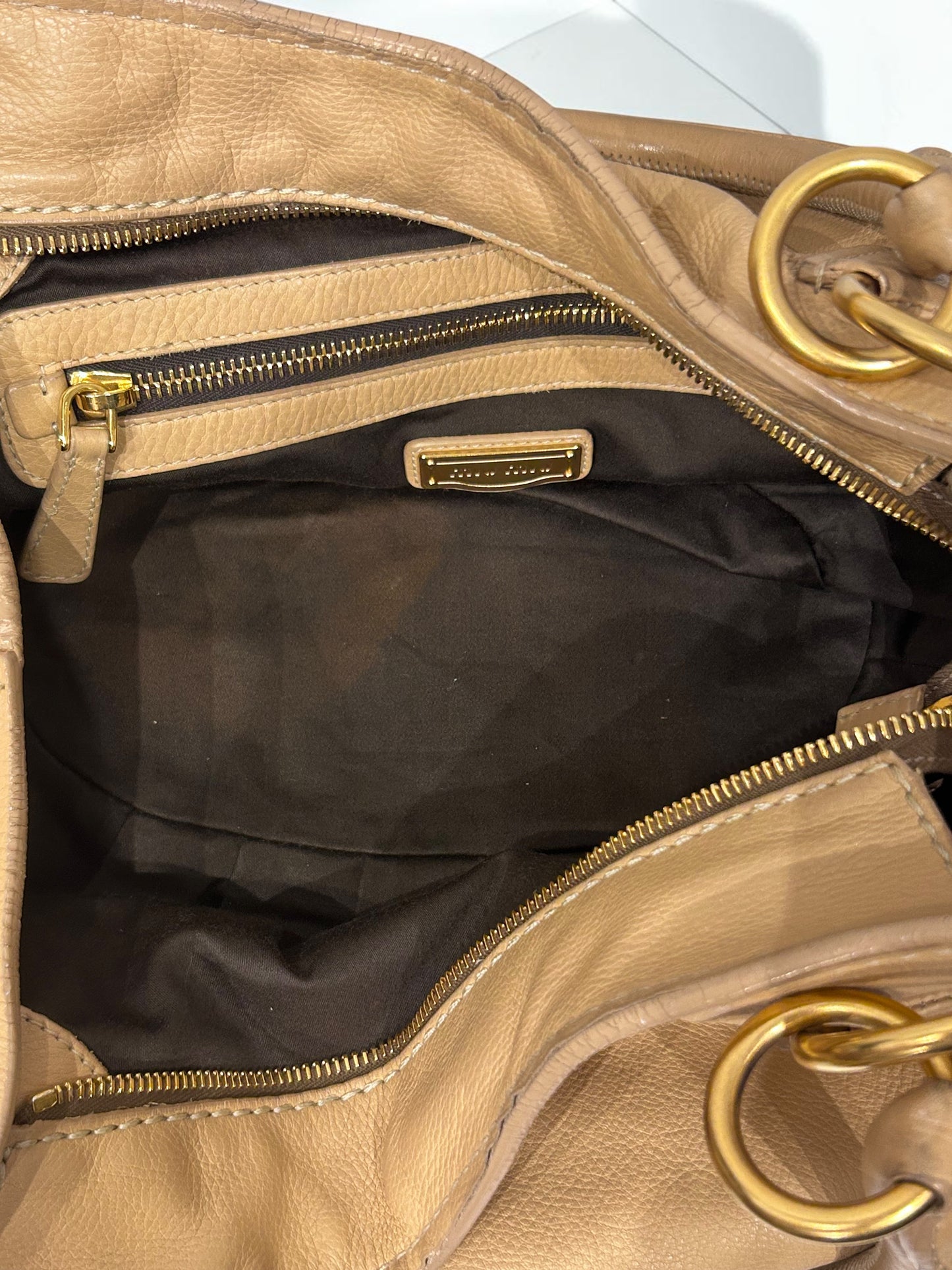 Miu Miu Leather Bag |Early 2000s