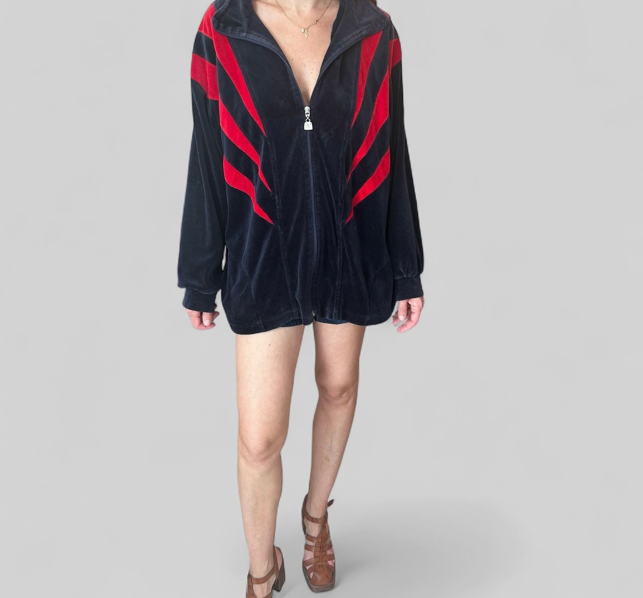 Vintage 80s Velour jacket