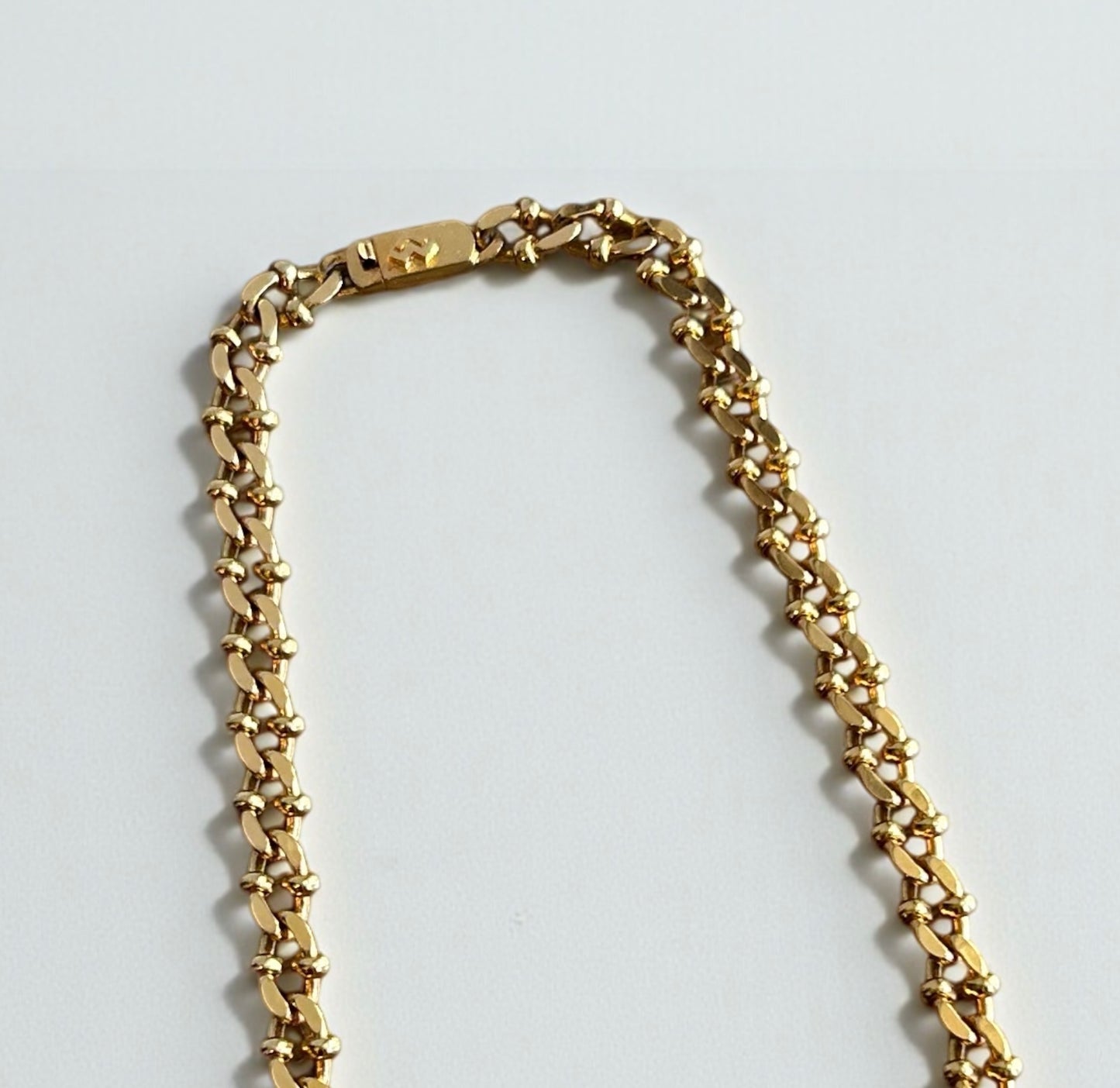Vintage Gold Tone Chain Necklace | Late 1990s