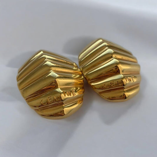 Vintage Celine statement earrings