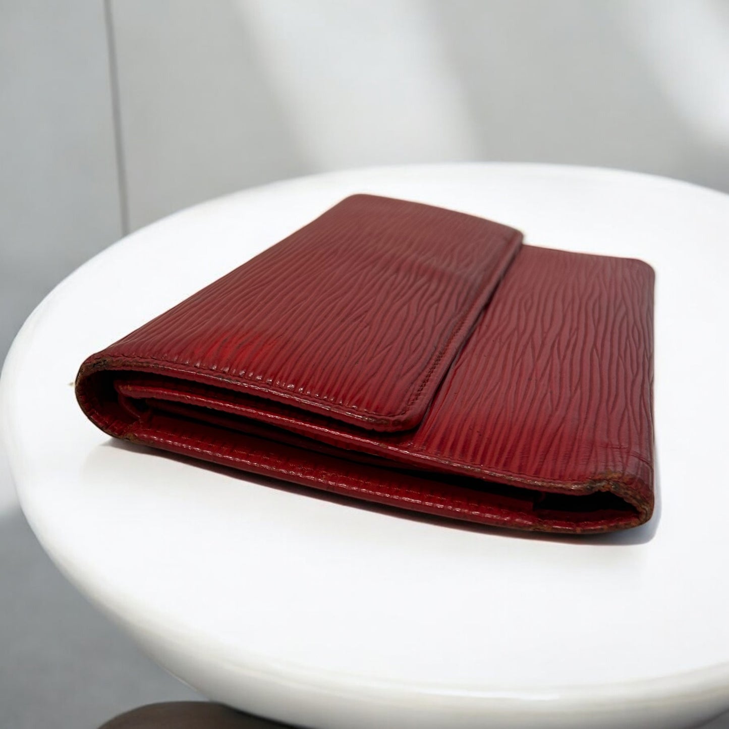 Louise Vuitton Epi Porte Tresor long wallet