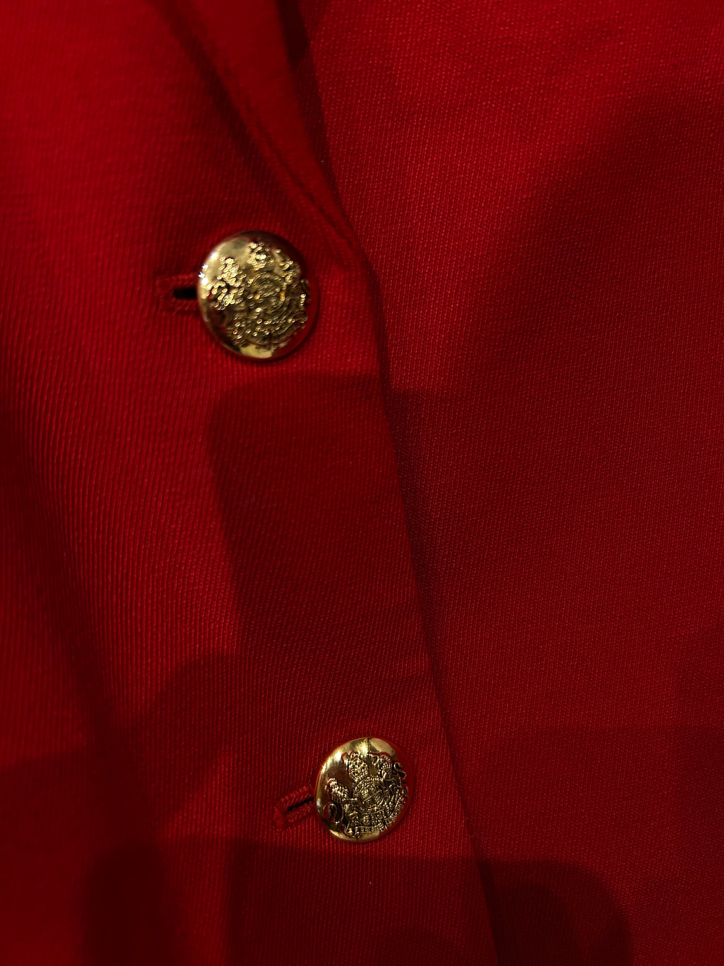 Vintage Ralph Lauren red wool blazer