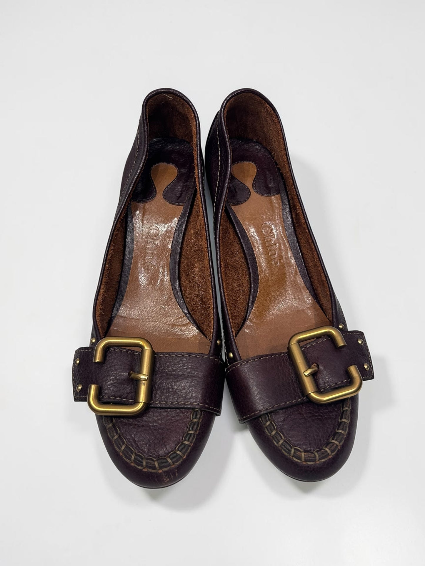 Vintage Chloé Leather Heels |Early 2000s ,Phoebe Philo Era