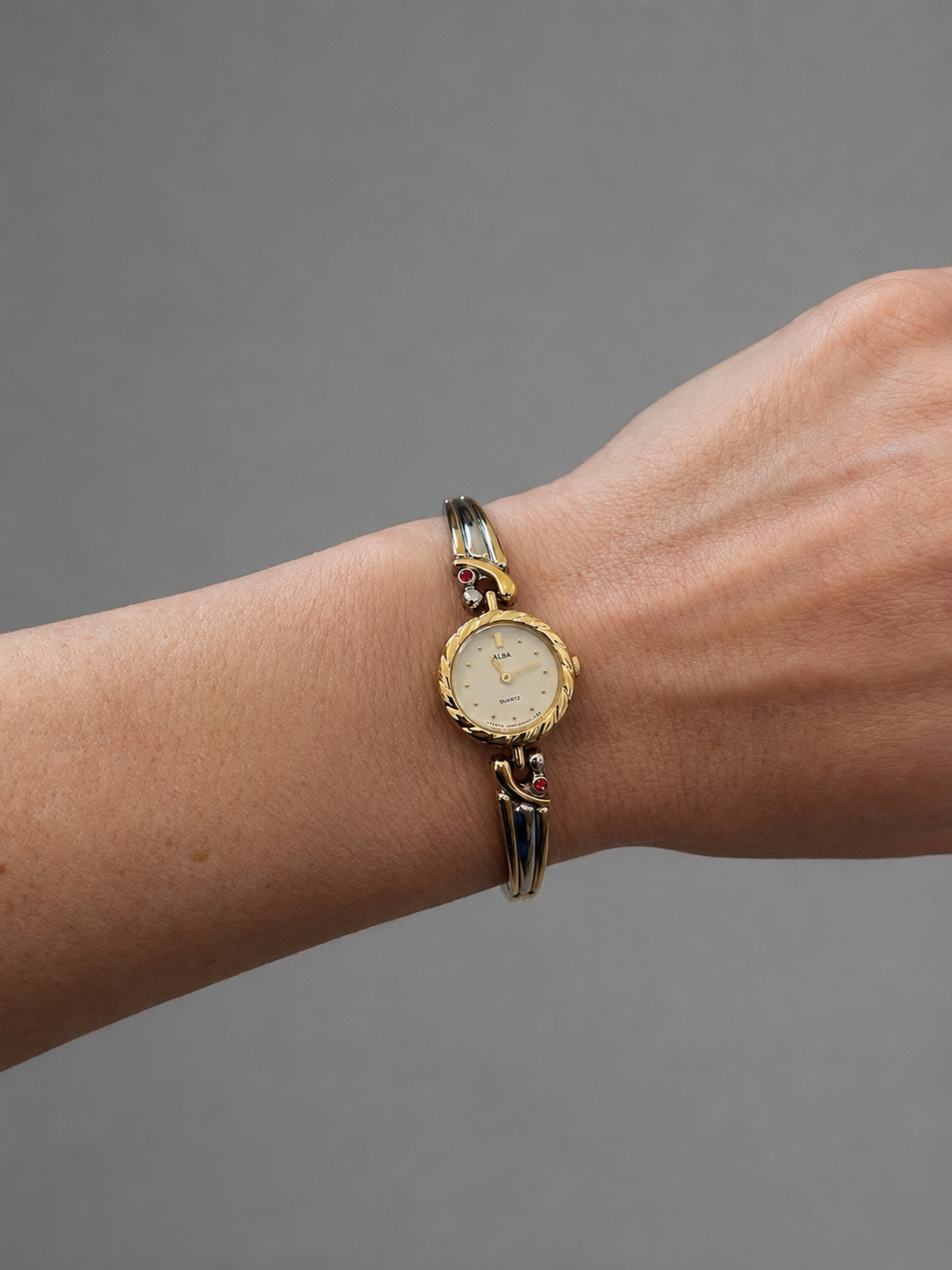 ALBA by Seiko Gold-Tone Bracelet Watch | 1990s