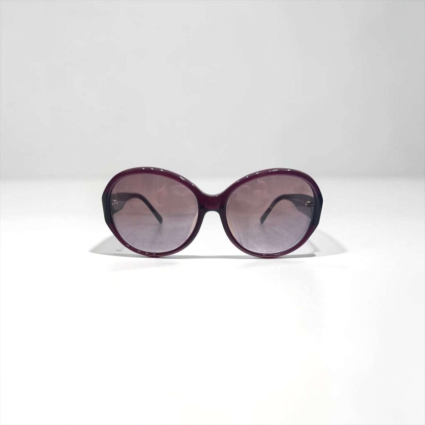 Vintage CELINE Oversized Burgundy Gradient Sunglasses |Y2K