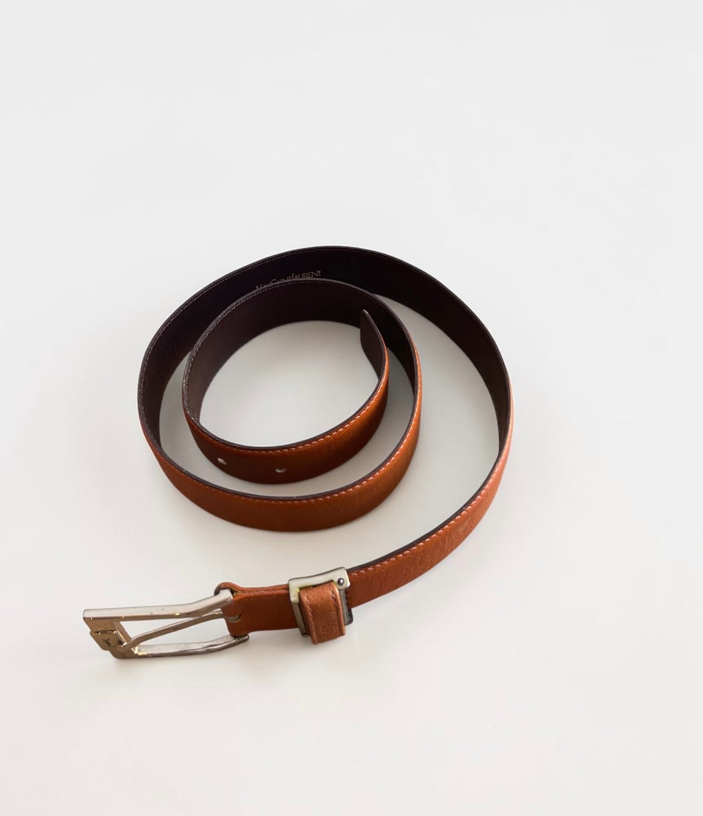 Vintage Yves Saint Laurent Leather Belt |Late 1990s–Early 2000s