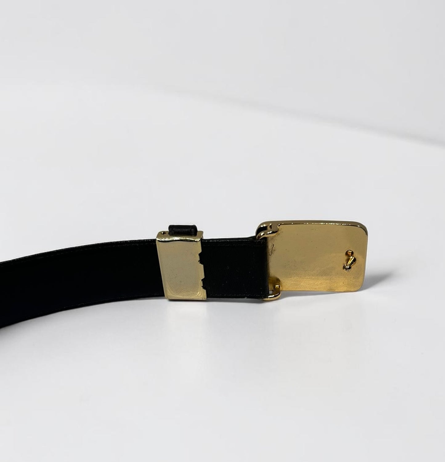 Vintage Yves Saint Laurent Leather Belt|Late 80s