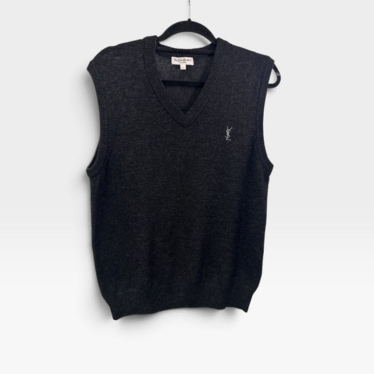 Vintage Yves Saint Laurent Wool Knit Vest | Late 1990s