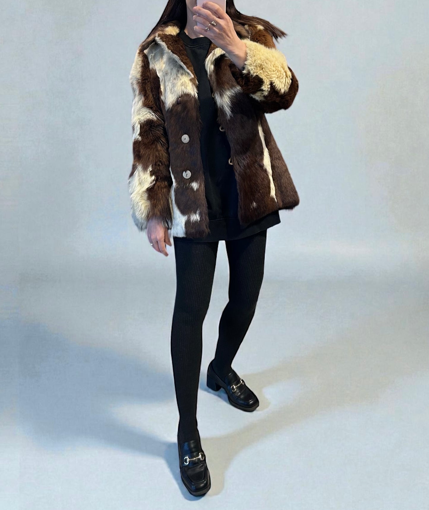 Vintage Natural Fur Coat – 1970