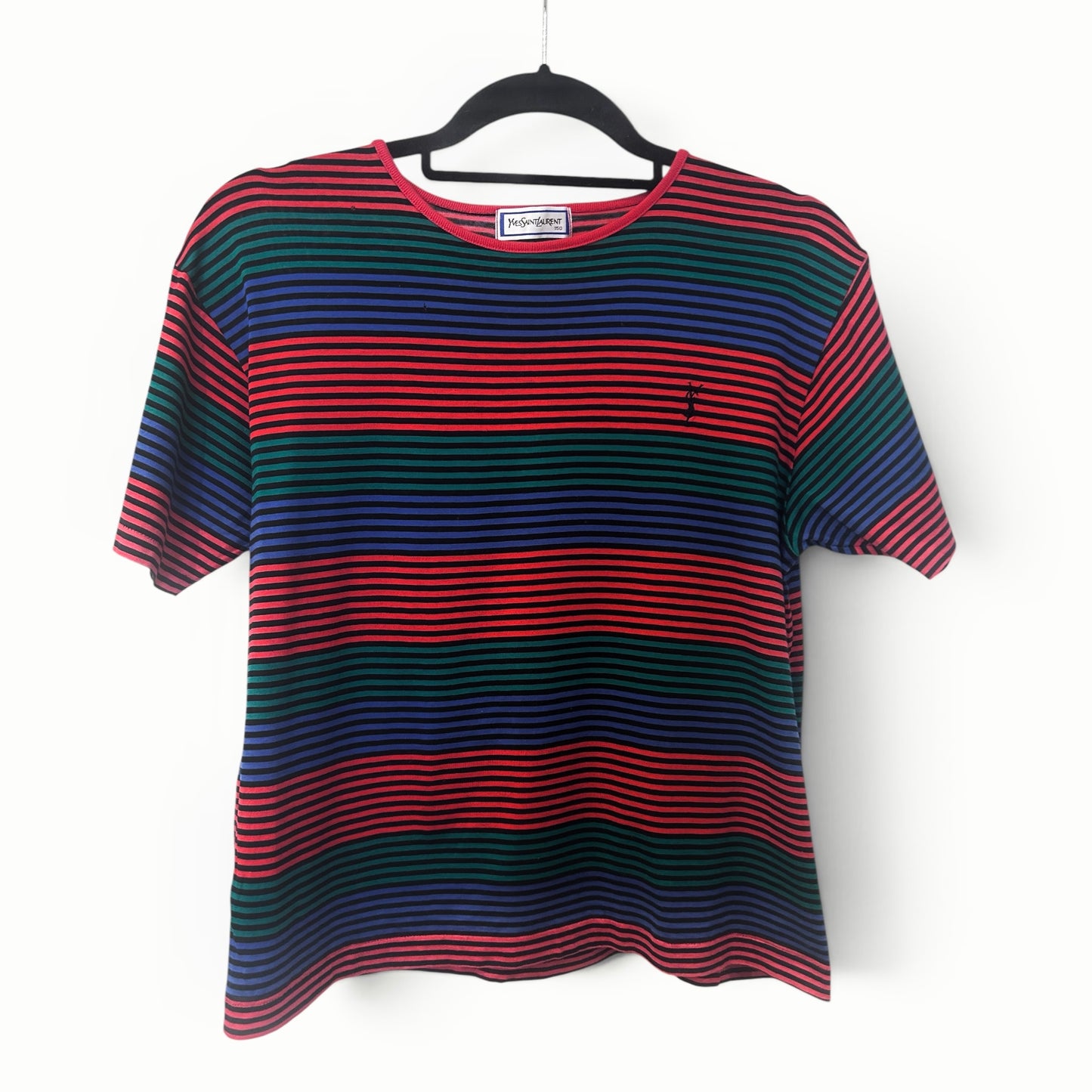 Vintage Yves Saint Laurent Striped T-Shirt| 1990s