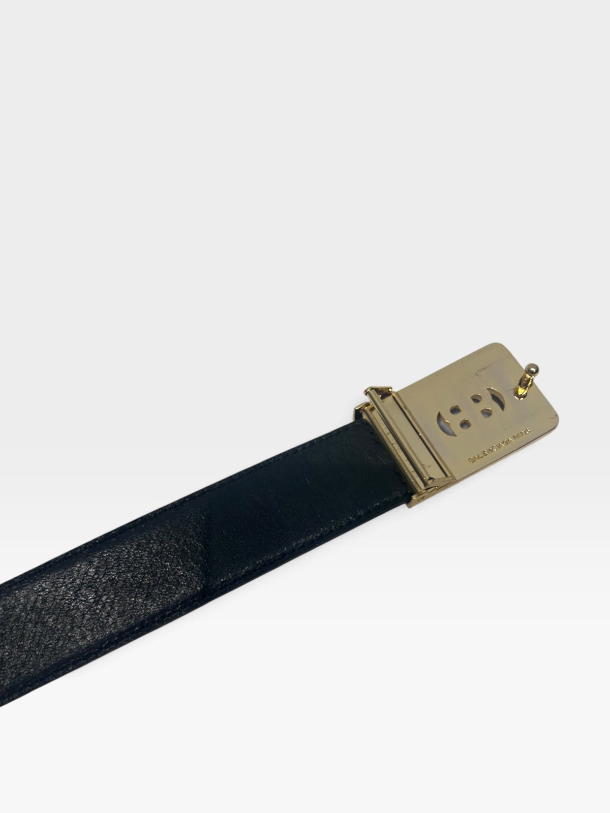 Vintage Balenciaga Leather Belt|1980s
