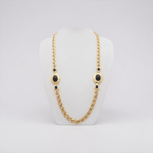 Vintage Napiere Gold Plated Chain Necklace/ Belt