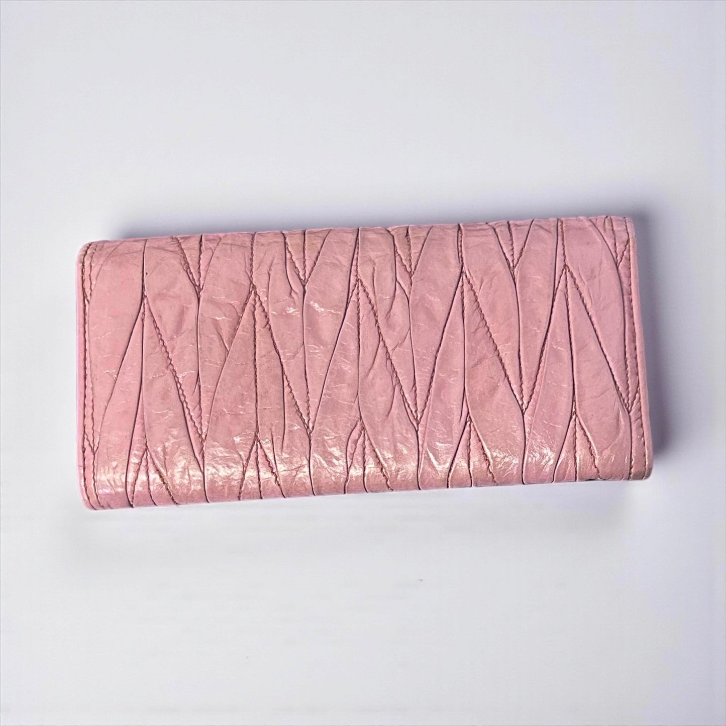 Miu Miu Matelassé Flap Wallet