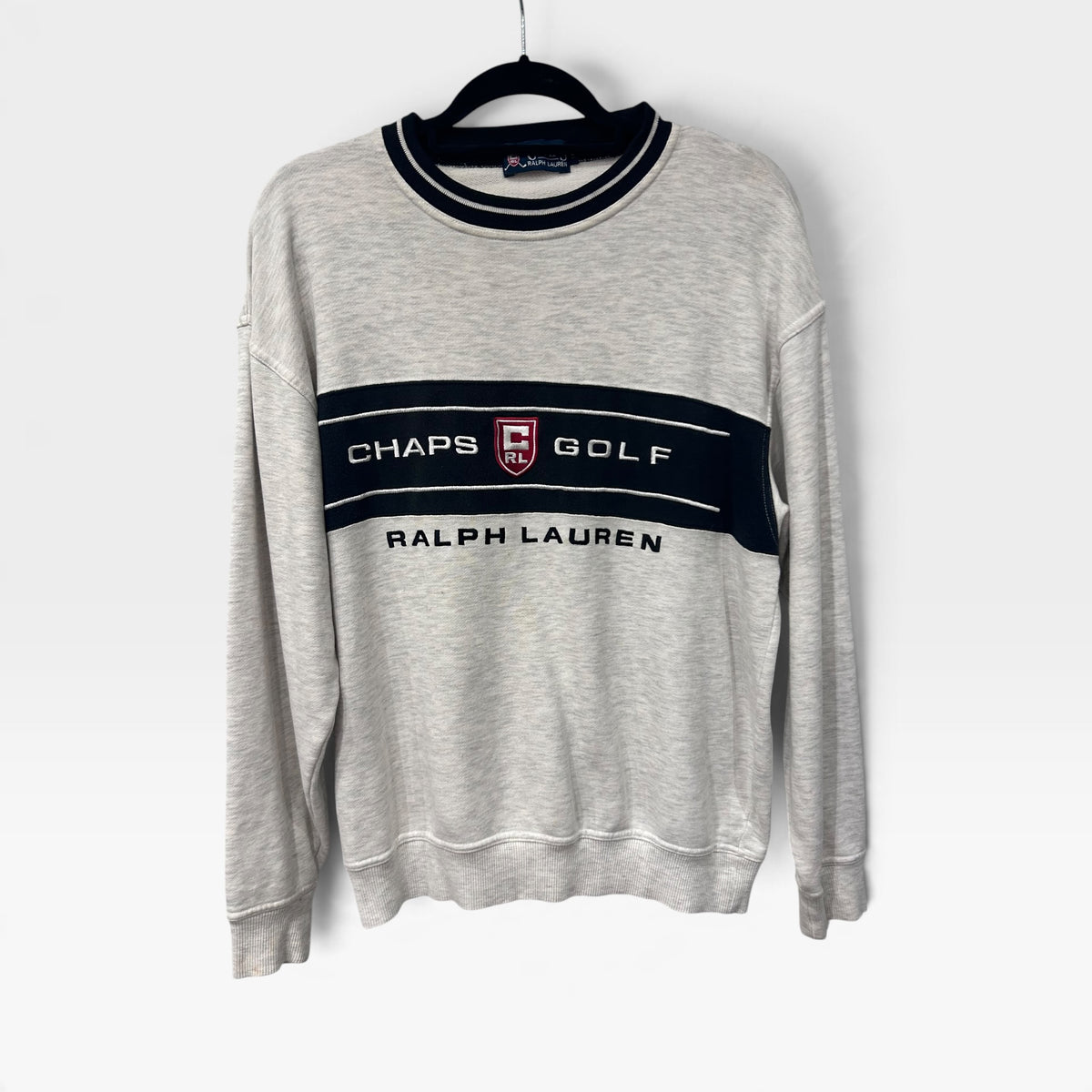 Vintage Chaps Golf Ralph Lauren Cotton Sweatshirt | 1990s