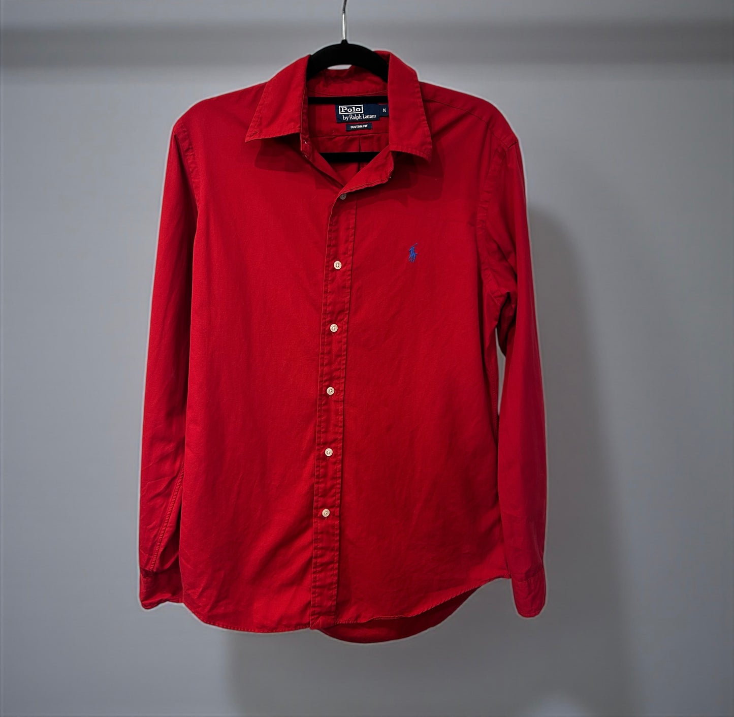 Vintage Polo Ralph Lauren Red Cotton Shirt