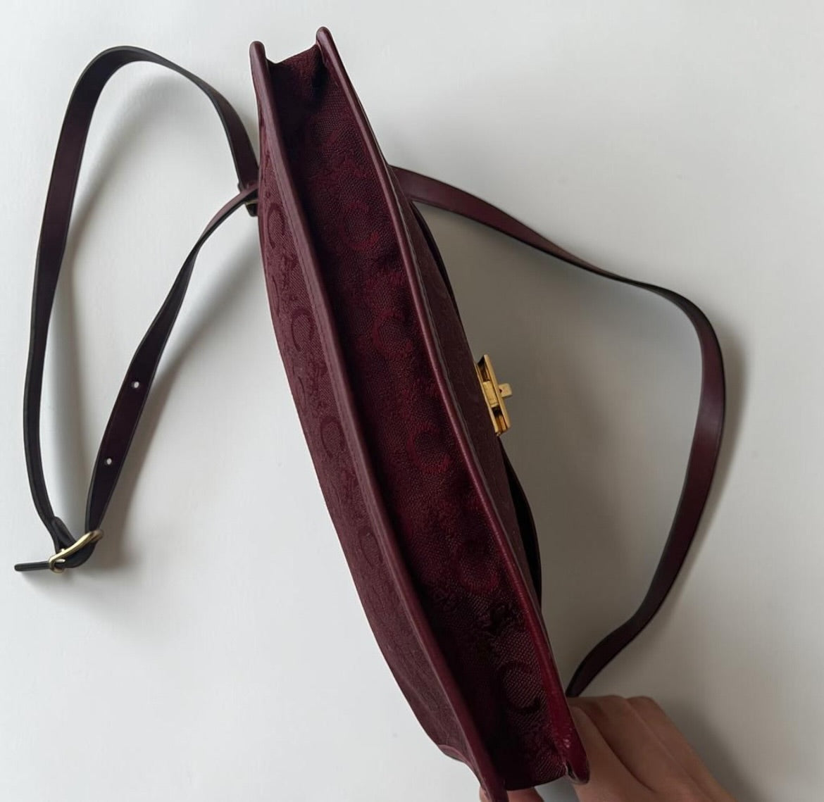 Vintage Céline Monogram Convertible Crossbody & Clutch Bag| Early 1990s