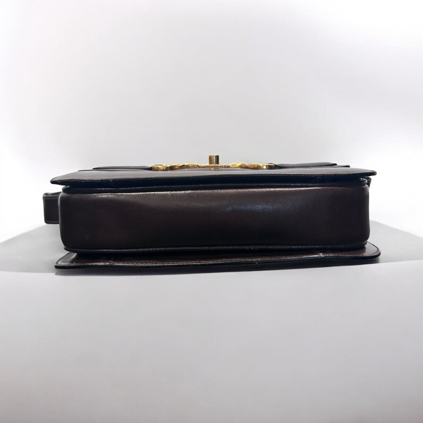 Vintage Celine Chocolate Brown Shoulder Bag – 1990s